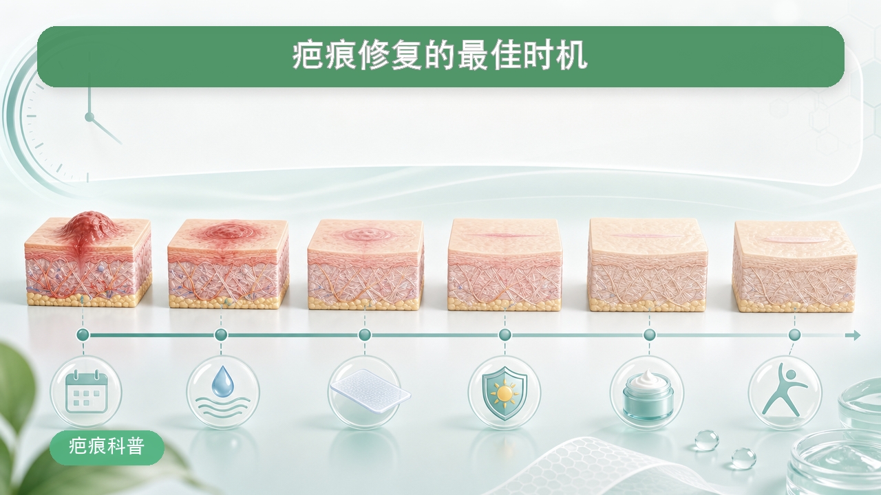 疤痕修复的最佳时机