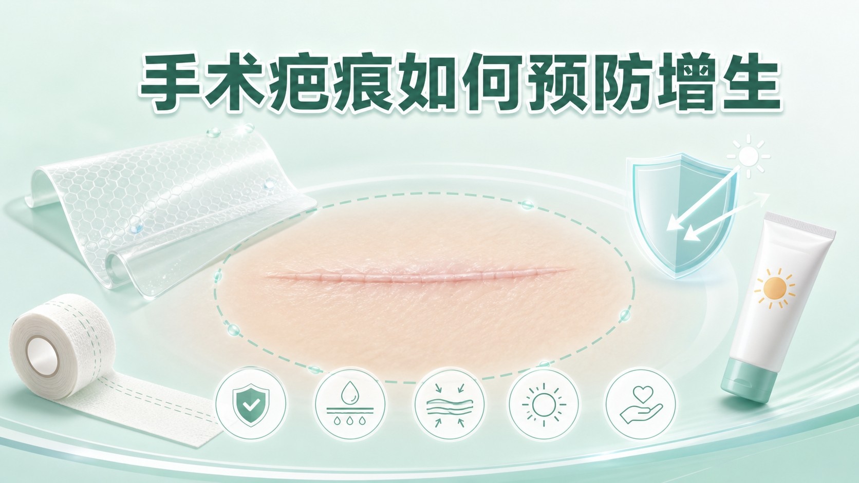 手术疤痕如何预防增生
